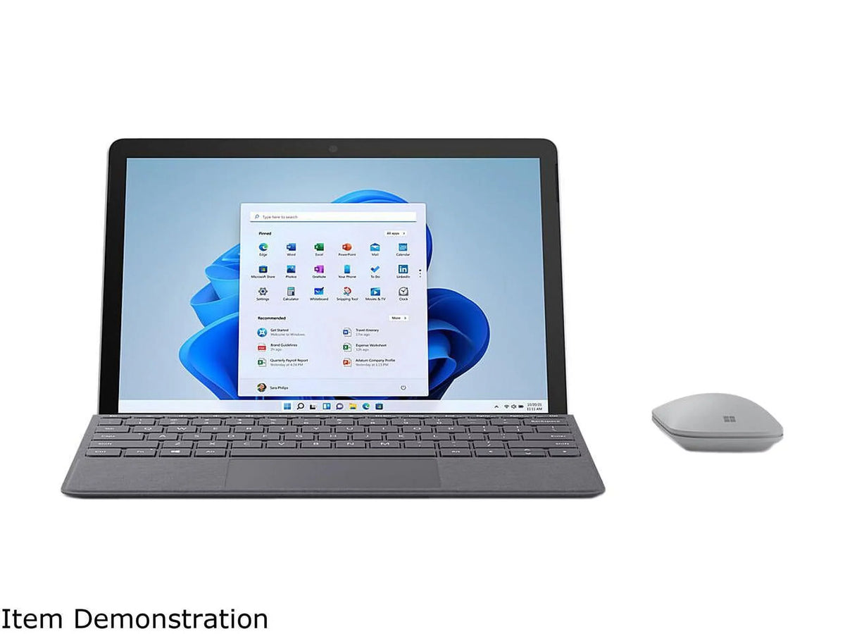 10.5" i3–10100Y, 8VC–00001 RAM, 10 Intel 8GB 128GB Display, Point Core Surface SSD, Multi–Touch, Sense Platinum, Microsoft Go Windows 3 11, Pixel