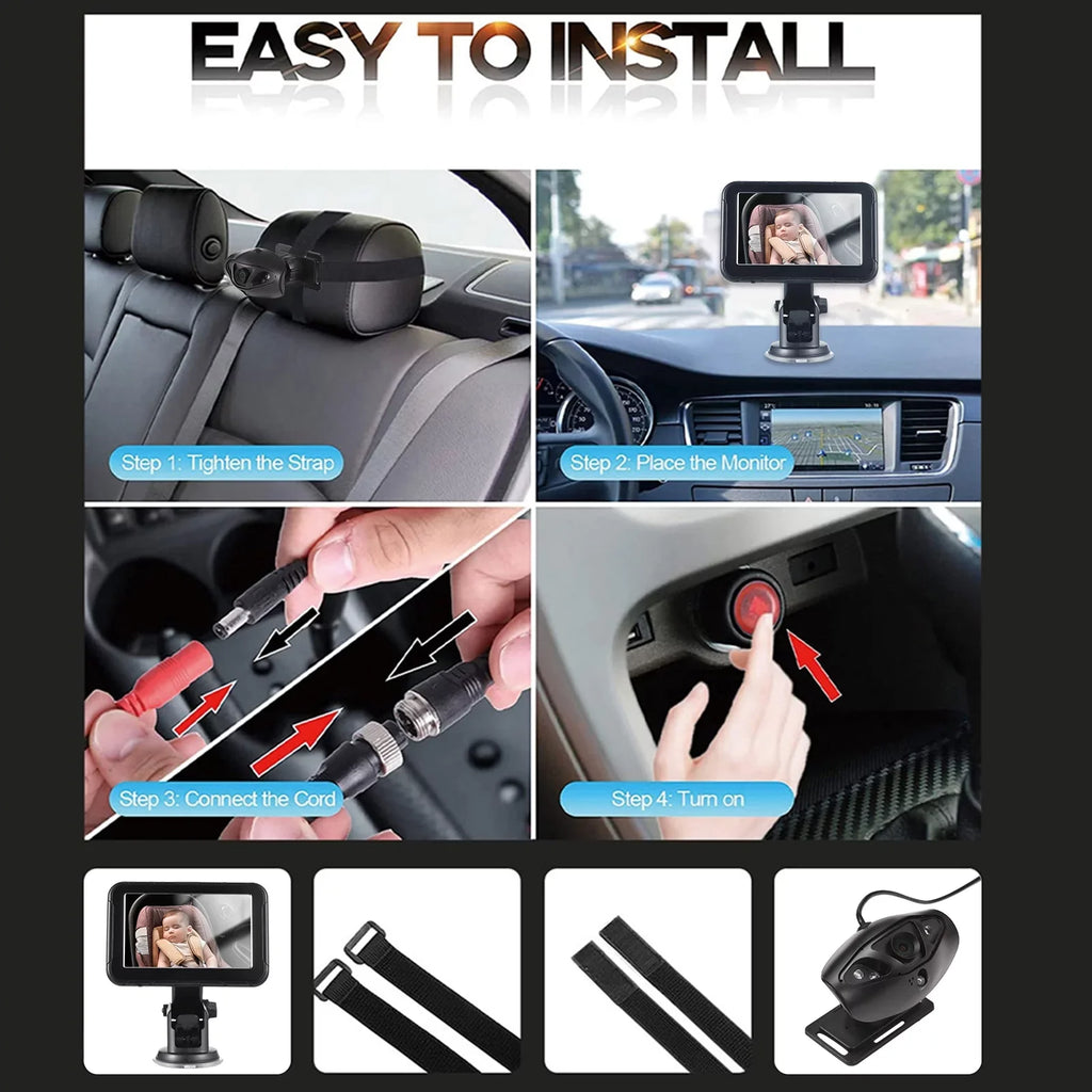 150° Mirror Dazzduo Car Vision View Seat 5 – Car Display Wide New Seat Baby Car Invigilator,Camera 5 Baby Seat Car Release Wide View Inch 5 Baby Inch Baby Monitor Camera Display Mirror Seat Rear Monitor 150°