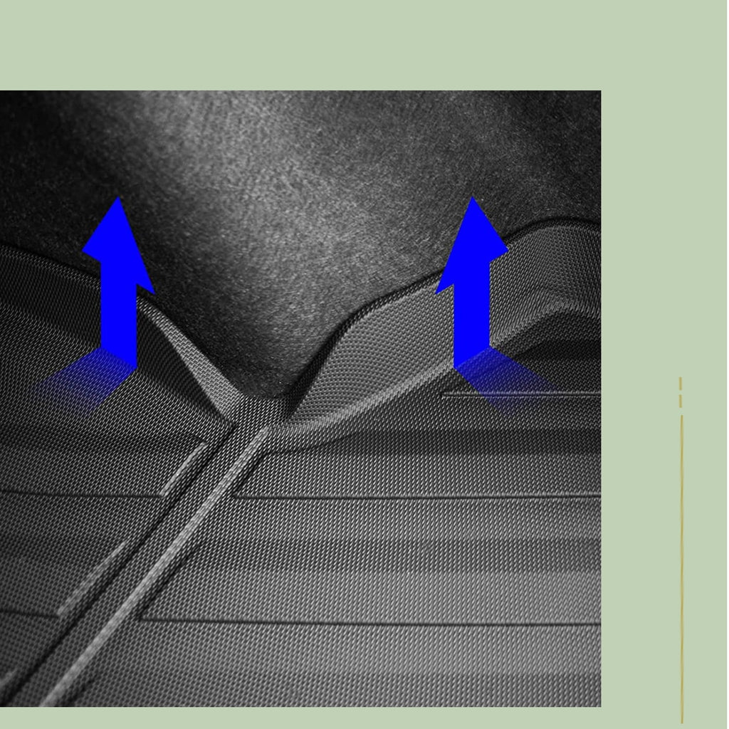 2022 Release TPE Stripr Accessories Cargo Car – New All–Weather Honda Mat Mats Civic Fit Trunk Rear - Special Edition