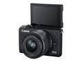 / camera Digital MP – – – – EF–M – M200 zoom STM 15–45mm – 3x lens 25 Wi–Fi, 24.1 – black APS–C IS optical Canon Bluetooth mirrorless – 4K fps EOS