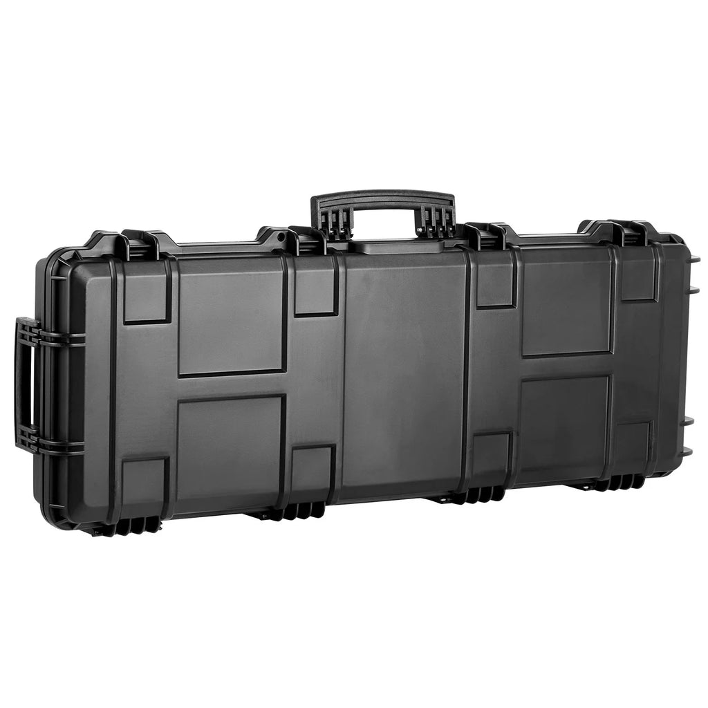 & Crushproof, with SKYSHALO Case Case, 3 Airsoft Gun Release Gun New or Foams, for – inch Waterproof Rifles IP67 42 Fully–protective Rifle Wheels, lockable with Rifle Hard Two Layers Case Hard Shotguns, - Special Edition
