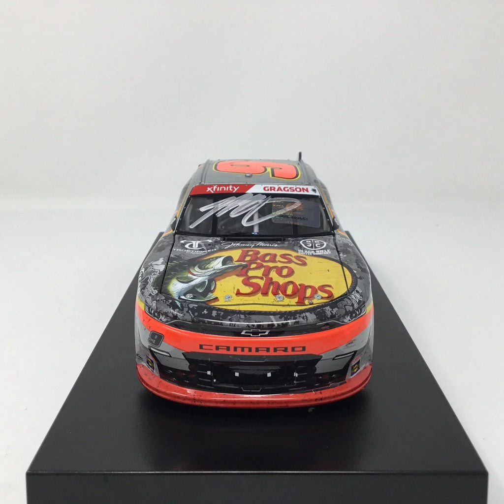 2021 Series Autographed Win 1:24 Coffee Bass Rifle Diecast Playoff Martinsville Xfinity Noah Gragson Pro/Truetimber/Black