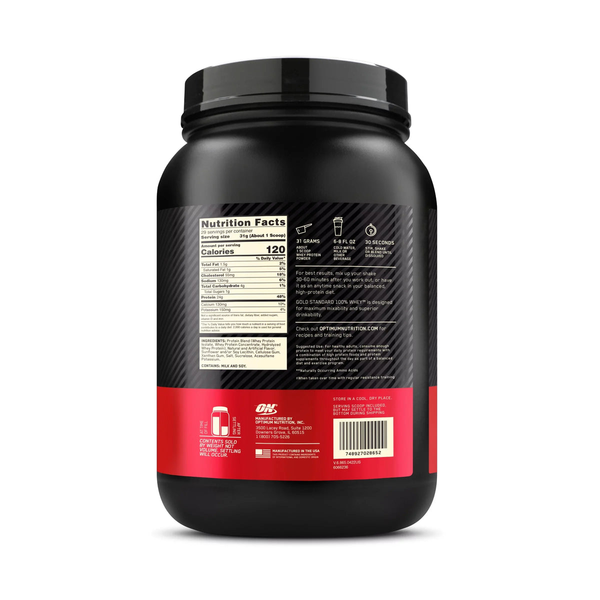 29 2 Powder, Release New Standard Gold Protein Nutrition, Whey Servings – Ice lb, Vanilla Cream, Optimum 100% - Special Edition