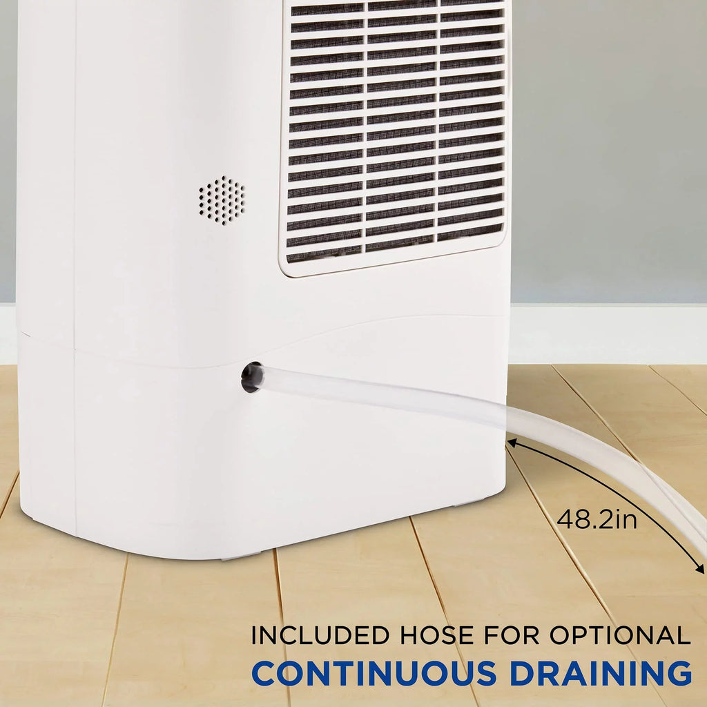 & Drain 19 Smartphone Wifi Pint, Hose Dehumidifier Sq/Ft, Ivation 410 Control W/