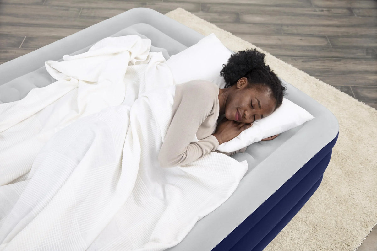 15" New Pump, Air Mattress Release Built–in AC Tritech Coating with Bestway Antimicrobial Full – - Special Edition