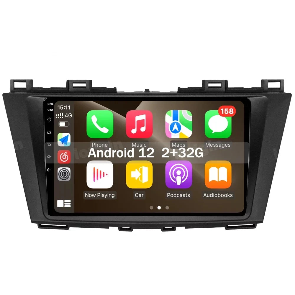 12 CarPlay 2010–2013 Radio Mazda GPS Release Stereo 2+32G+CAM 3 Player For New – Car Android