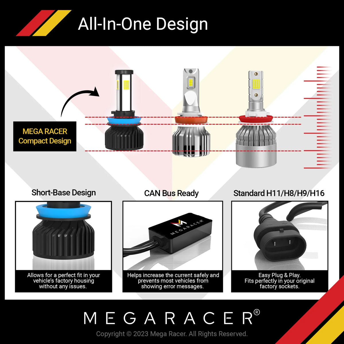 1500 2010 Chevy Low 07 2014 2011 H11 2012 4 Chevrolet Beam 2013 H9 12V 1500 2009 LED 2007 60W Racer Sided White – Headlights 14 Replacement Suburban Chevy Diamond H8 Mega Chevrolet 2008 6000K Suburban
