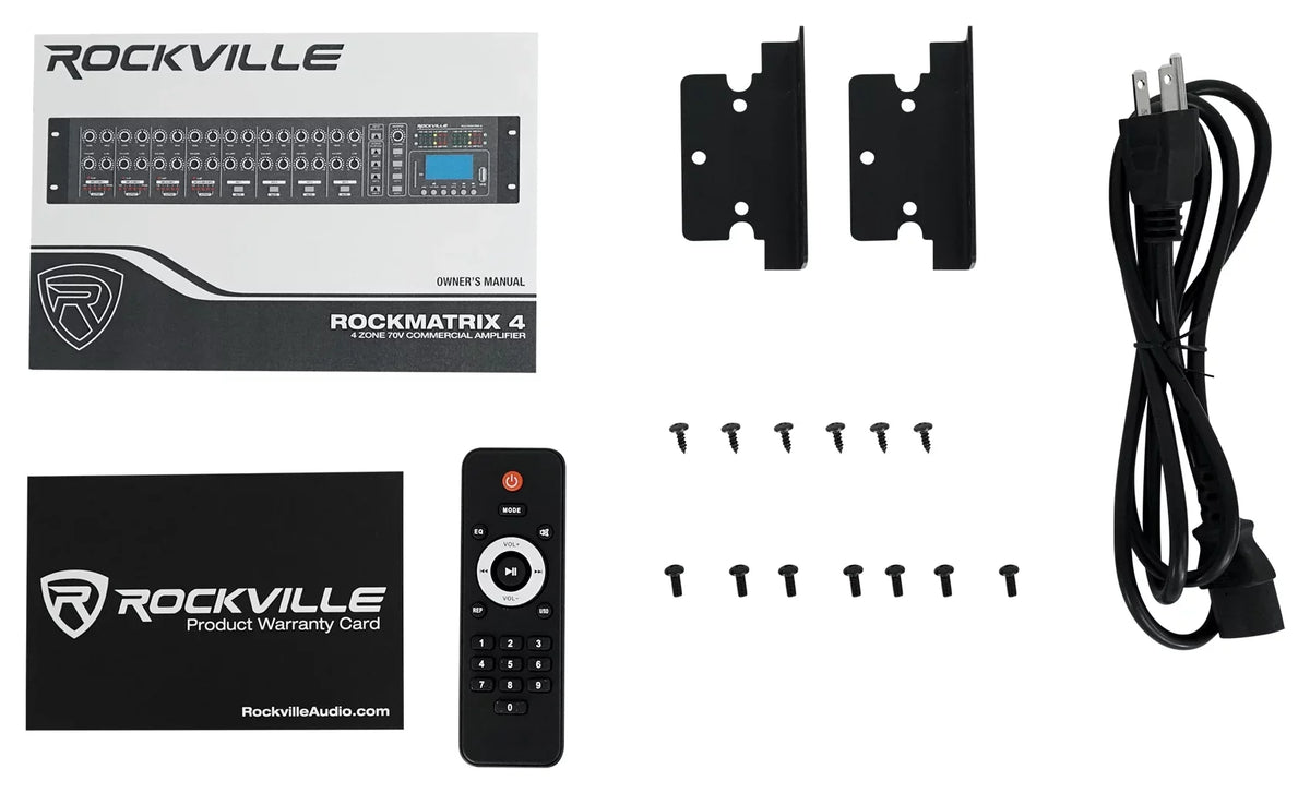 4–Zone JBL Commercial Source Pendant White Speakers Matrix Multi Amplifier+(6) - Special Edition
