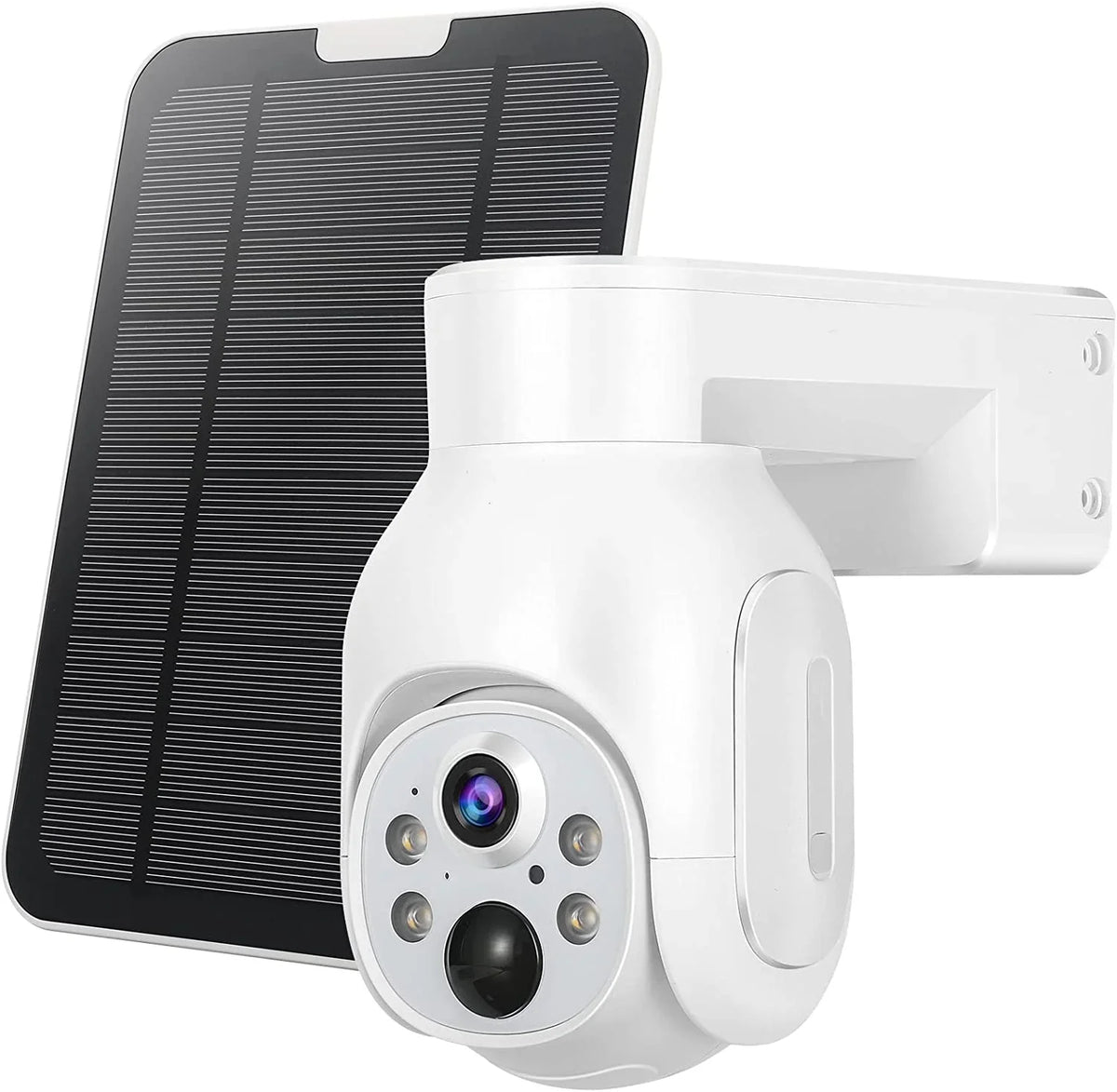 2.4G 1080P Camera Weatherproof Color Security Rechargeable – PIR AT–S700 Powered Vision Wire–Free IP65 Release PTZ Battery Home Outdoor Two–Way Audio Wireless WiFi Recording Night 100% New Motion Solar - Special Edition
