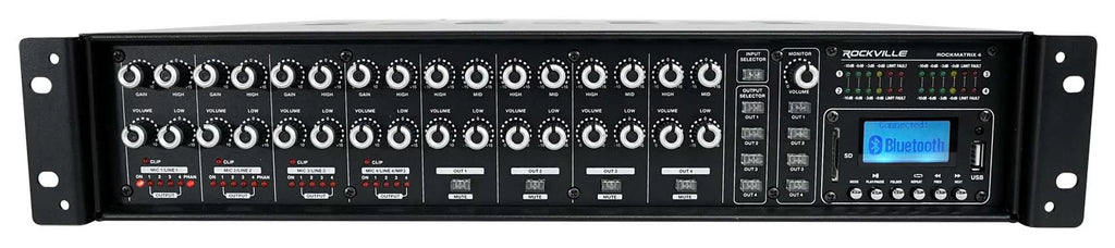 4–Zone JBL Commercial Source Pendant White Speakers Matrix Multi Amplifier+(6) - Special Edition