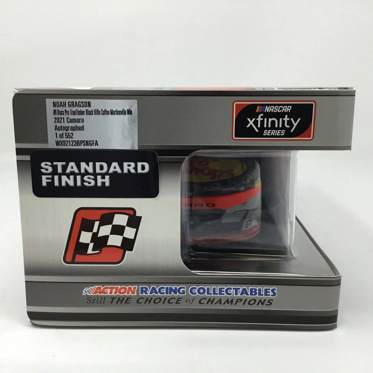 2021 Series Autographed Win 1:24 Coffee Bass Rifle Diecast Playoff Martinsville Xfinity Noah Gragson Pro/Truetimber/Black