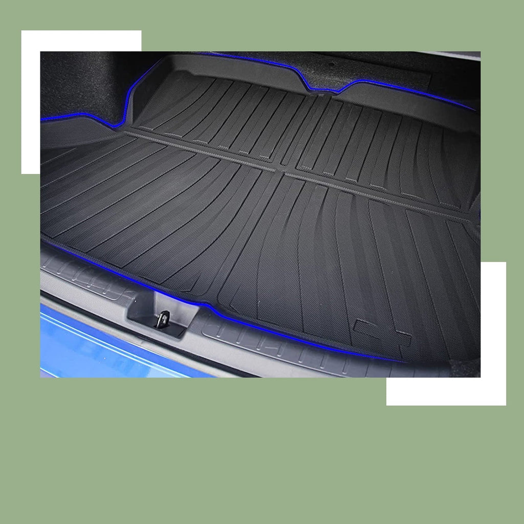 2022 Release TPE Stripr Accessories Cargo Car – New All–Weather Honda Mat Mats Civic Fit Trunk Rear - Special Edition