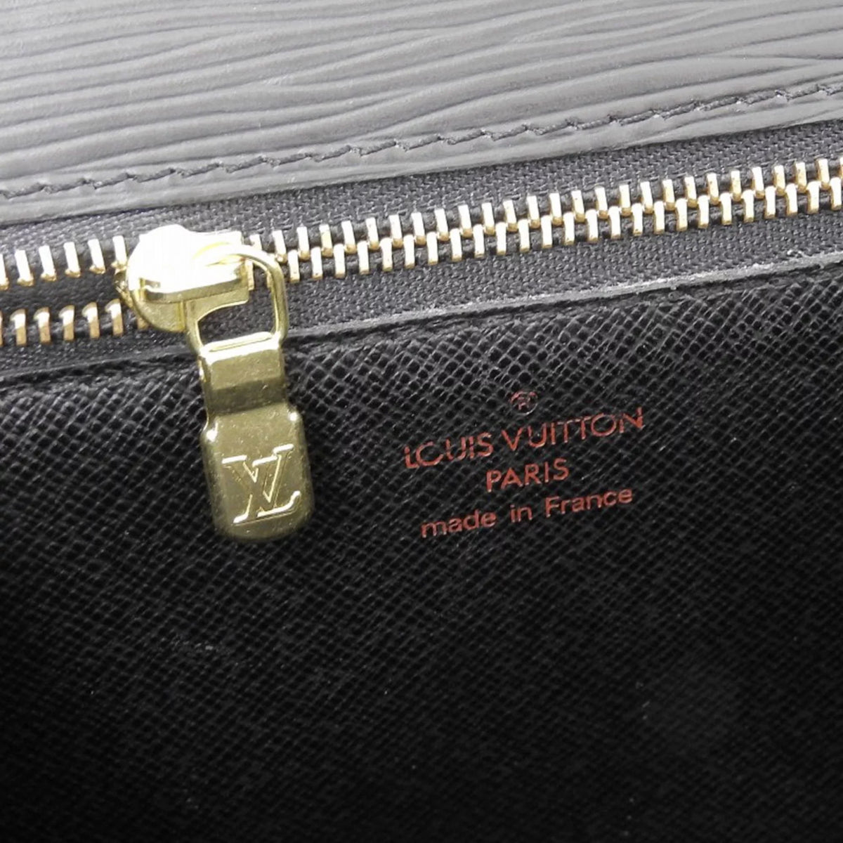 2WAY LOUIS Authenticated VUITTON Noir Louis Vuitton Bag Used Epi M52122 Monceau
