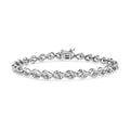 .925 I3 1/10 Promo Diamond Release 7.25" Bracelet – New Round–Cut Silver Cttw – Color, Sterling (I–J Clarity) Link - Special Edition