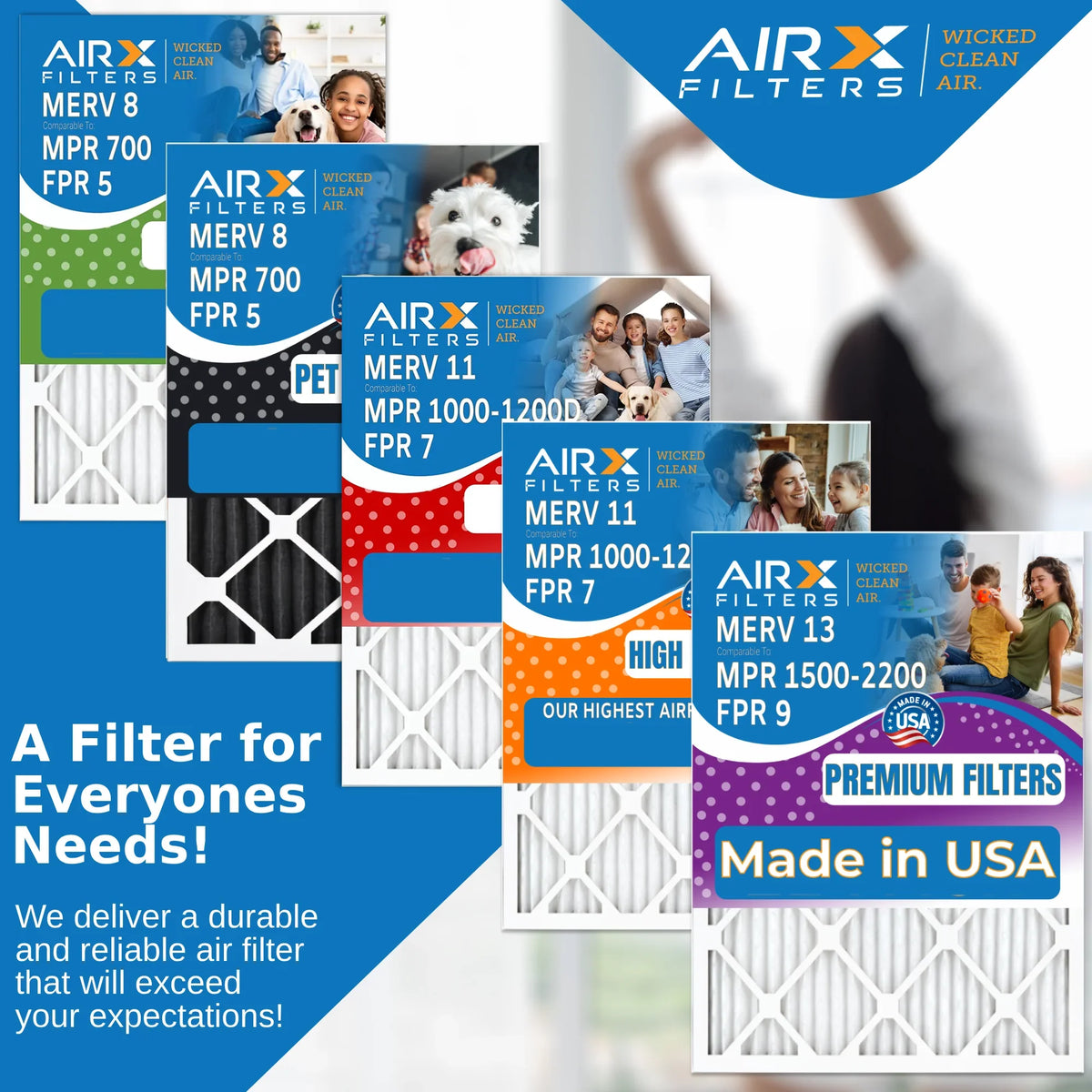 1200 4 & CLEAN Conditioner New AIRX Electrostatic by 1000, Pack FPR – Pleated Air 12x36x1 7 Air Release HVAC Made USA 12x36x1 Filter AIR. MPR Filters Comparable MERV to FILTERS Furnace WICKED 11 MPR Premium Filter - Special Edition