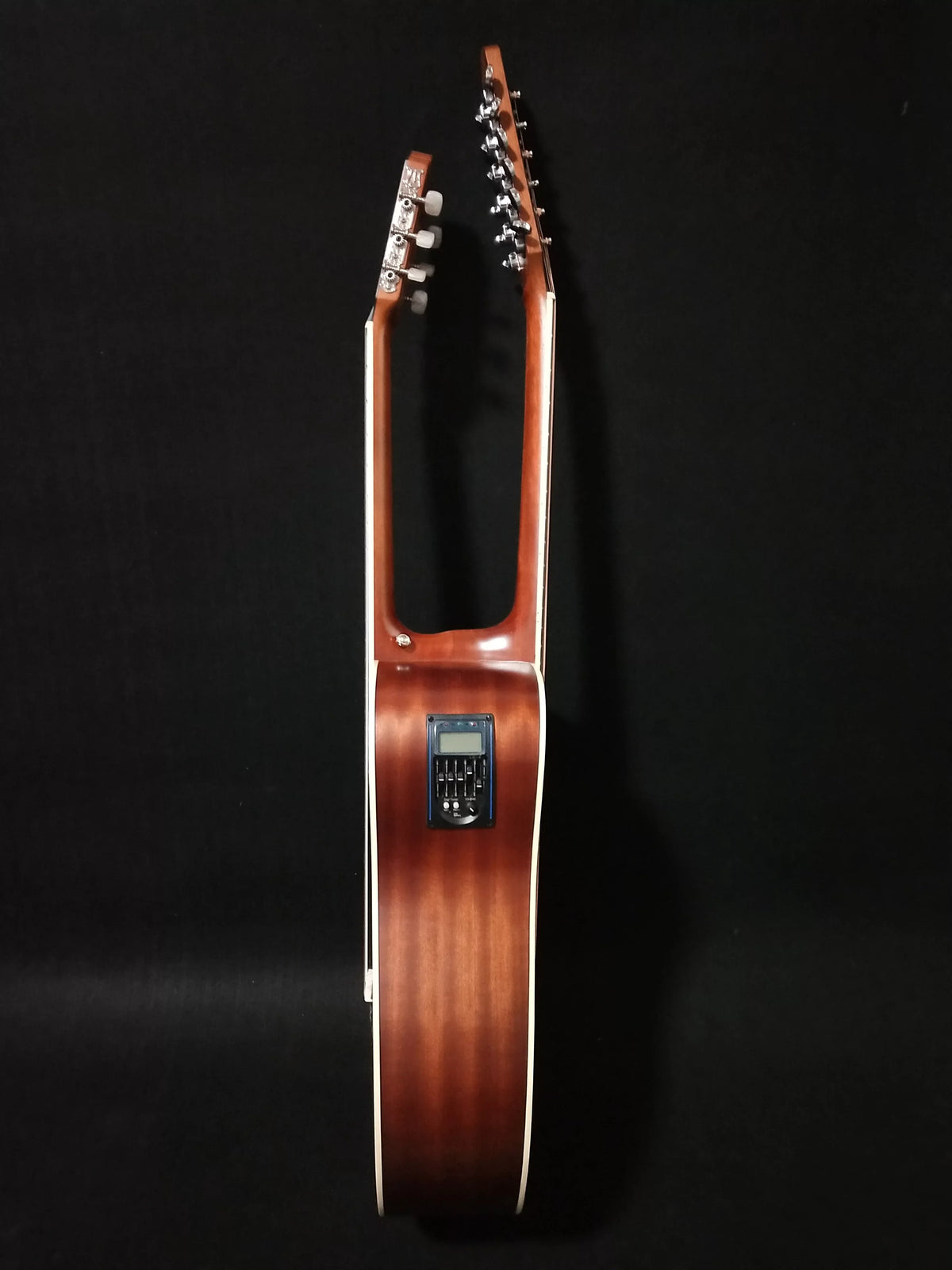 2021 Guitar PT Double Acoustic Neck, Strings Double 12/6 Sided Sunset Busuyi
