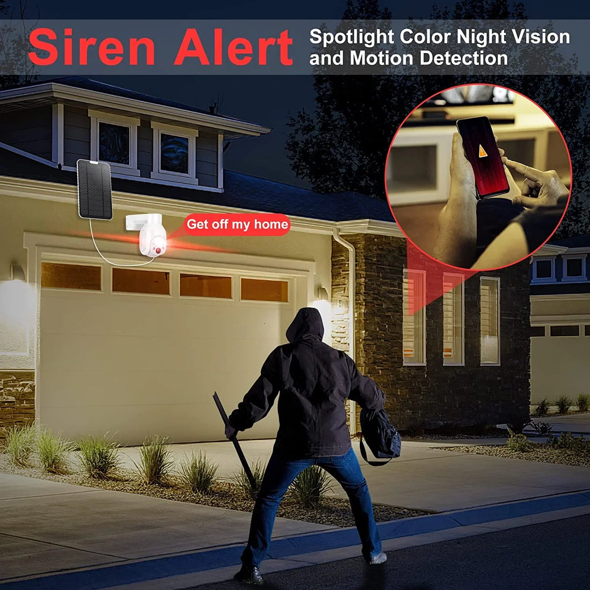 2.4G 1080P Camera Weatherproof Color Security Rechargeable – PIR AT–S700 Powered Vision Wire–Free IP65 Release PTZ Battery Home Outdoor Two–Way Audio Wireless WiFi Recording Night 100% New Motion Solar - Special Edition