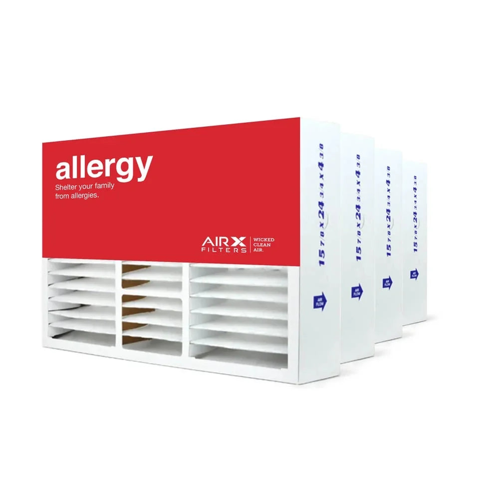 11 CF200A1008 16x25x5 CF200D1625, HVAC for 4–Pack, USA Furnace Filters MERV in the AC AIRx Allergy FC100A1029 Made Air Filter Honeywell Replacement