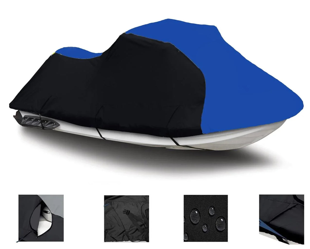 / 1–2 HEAVY–DUTY, Boat 2001 OF Ski Polaris BLUE 1200 Watercraft Pro TOP Compatible THE LINE for Covers Seater Jet Cover BLACK Cover 2000 - Special Edition