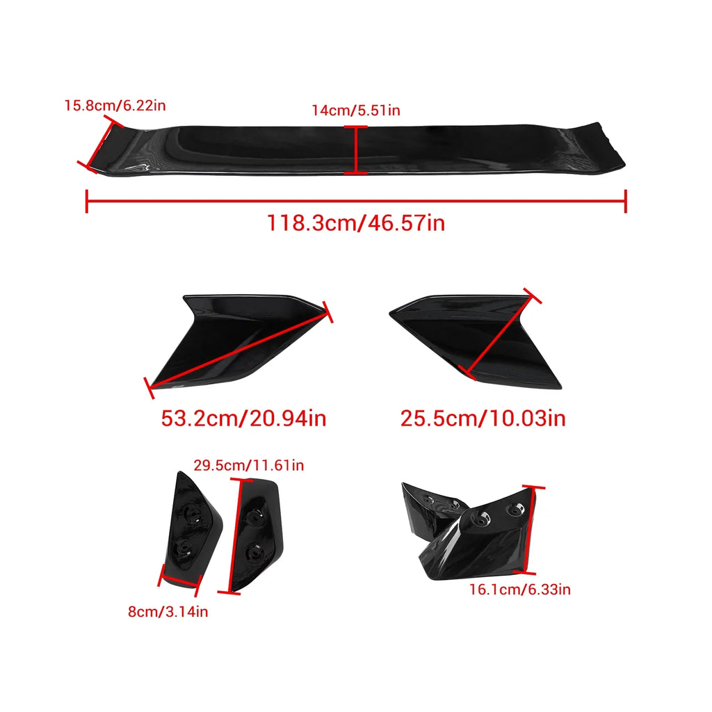 11th Trunk Spoiler Honda New Spoiler Tail – NINTE for Release Civic Hatchback Rear 2022–2024 Wing - Special Edition
