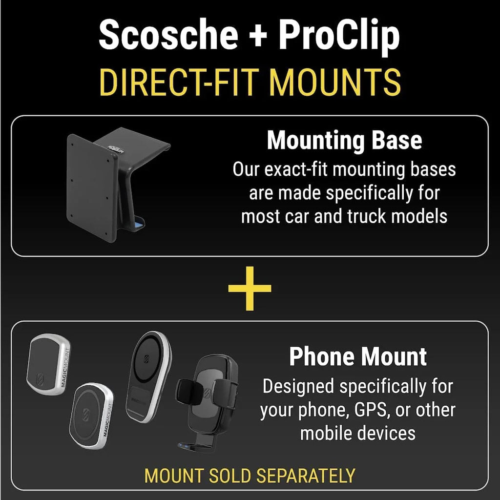 2021–2023 with Ford SUVs Phone (Mounting Compatible Scosche Center Dash Bronco ProClip Base PC855700 Mount Only) - Special Edition