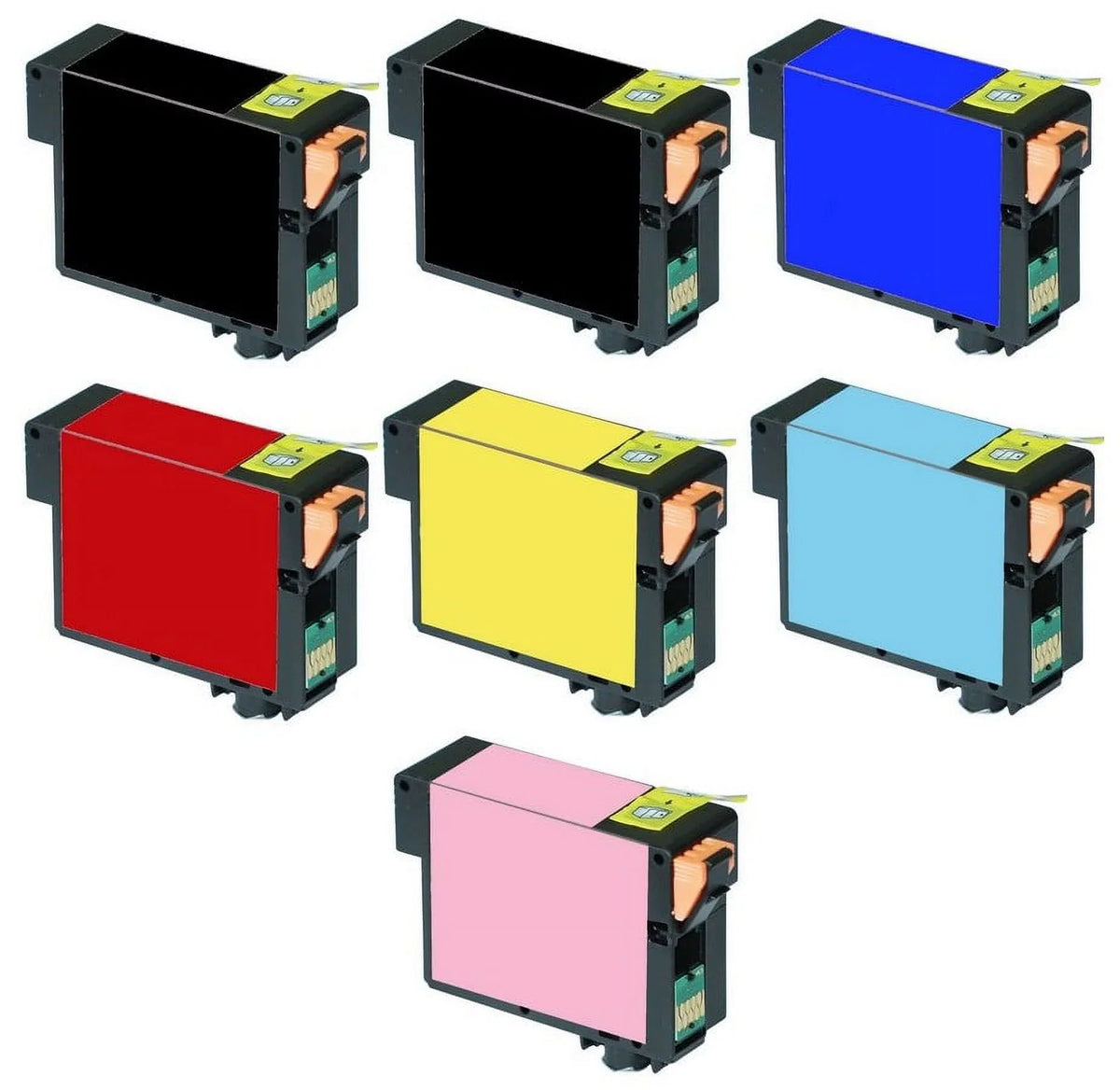 157) R3000 (2–PBK/1–C/M/Y/LC/LM) Photo Inkjet New PrinterDash for Combo (C13T157120–2B5CS) Stylus (NO. Release Pack Replacement –