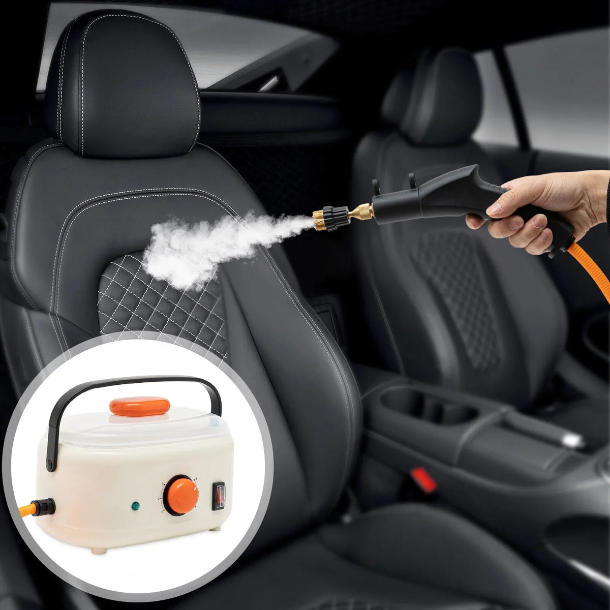 ,≥ Working Stores 2500W Temp Pressure Homes, Maintenance 100℃/212°F Restaurants, Machine Electric Hotels, Car Steam Temperature High Cleaning Commercial for Cleaner High