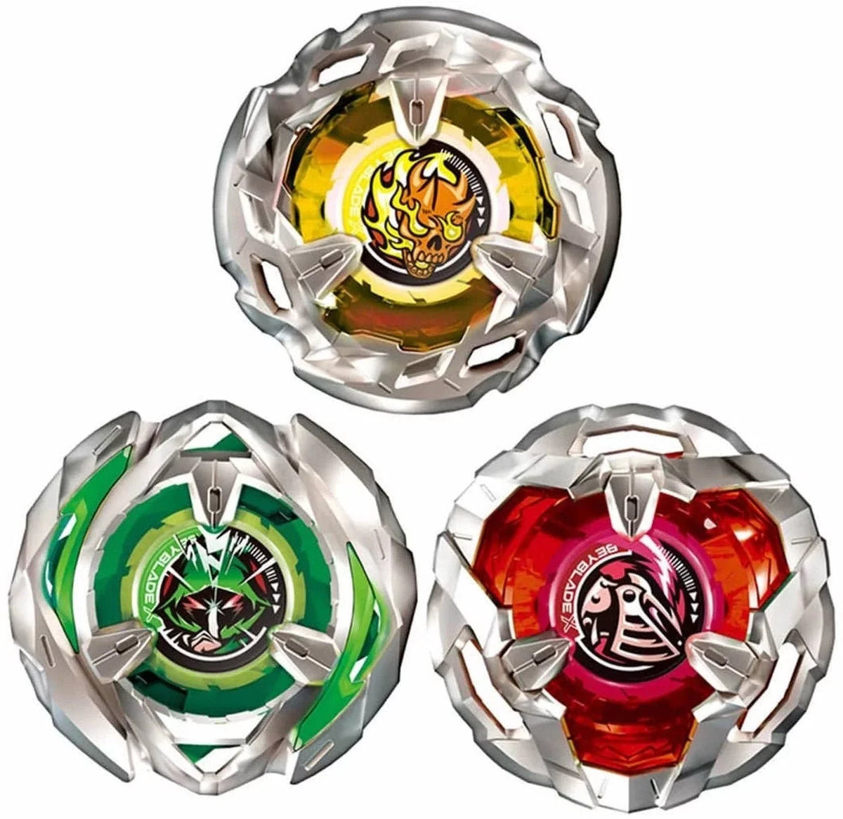 3 BX–08 Beyblade New Deck on 3 Takara Release X Set – Tomy - Special Edition