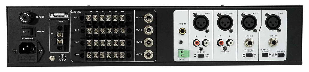 4–Zone JBL Commercial Source Pendant White Speakers Matrix Multi Amplifier+(6) - Special Edition