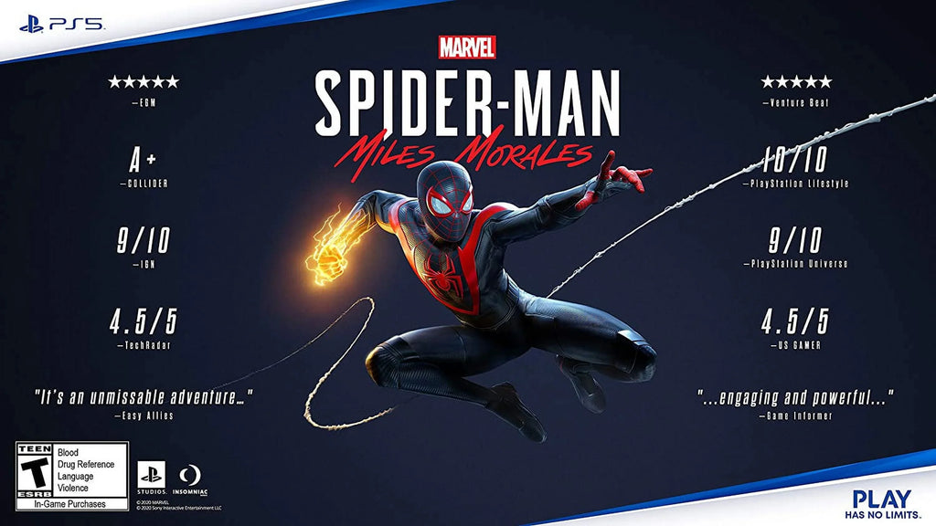 5 Miles Morales + Console Spider–Man: Marvel's PlayStation - Special Edition