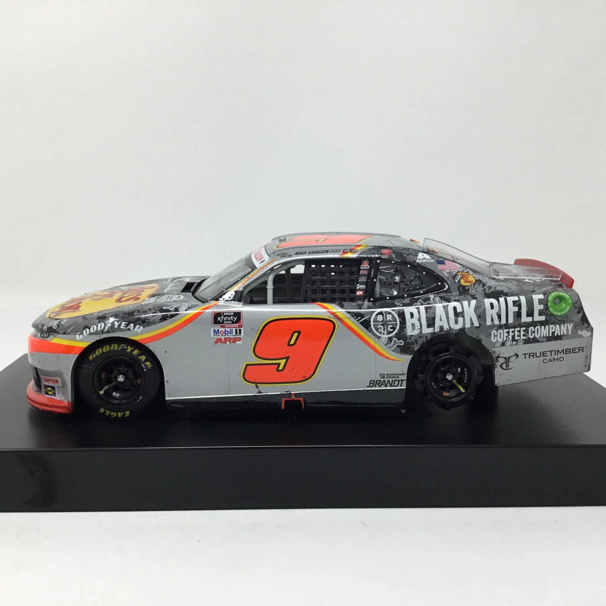 2021 Series Autographed Win 1:24 Coffee Bass Rifle Diecast Playoff Martinsville Xfinity Noah Gragson Pro/Truetimber/Black