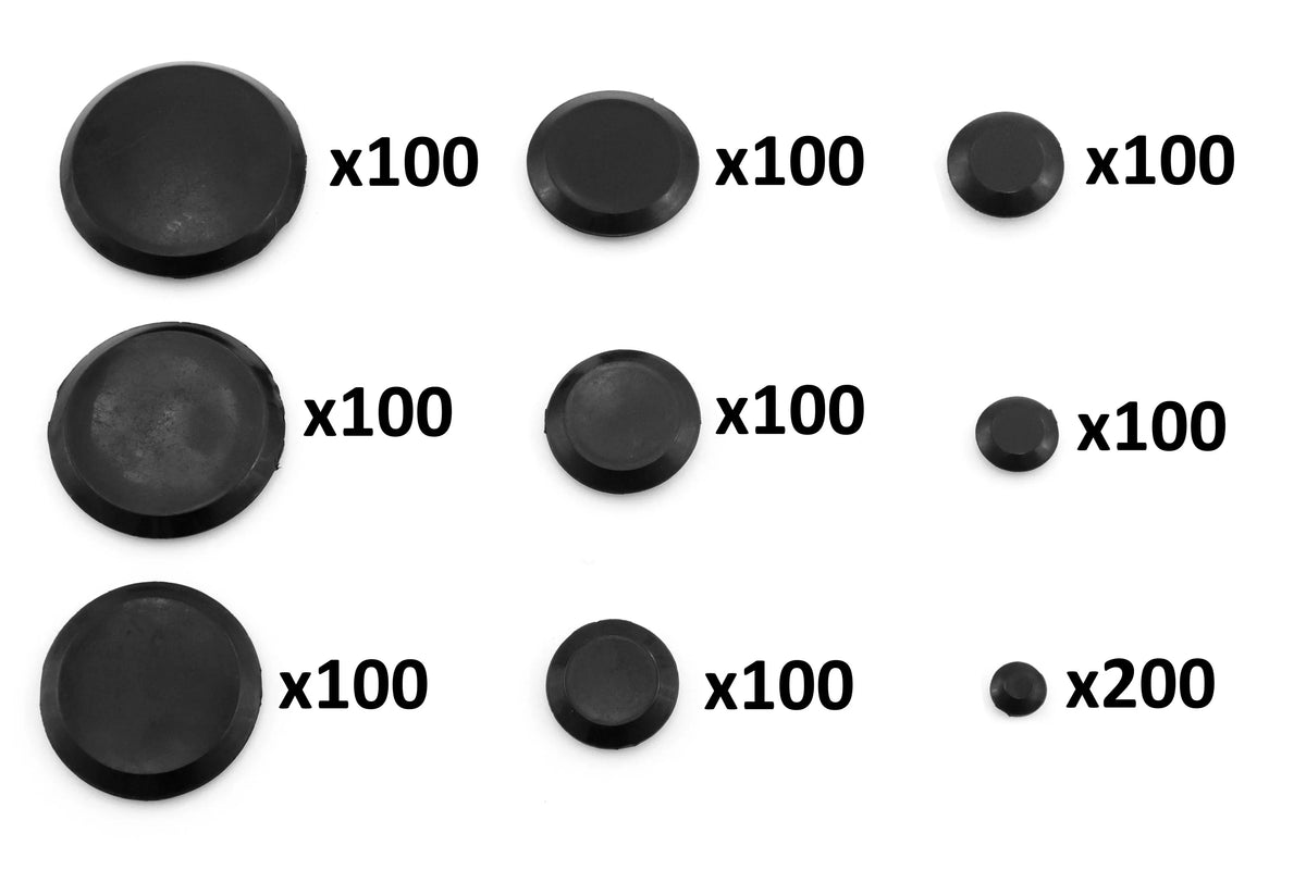 1–1/2, Hound for – 3/8, 1–1/4, and 1–3/4 Auto Red 1/2, Body and Inch Black Hole Piece 1000 Holes Sizes Assortment Plug Flush Metal Release New Assorted Auto Mount 1/4, Sheet 1, for 2 3/4, - Special Edition