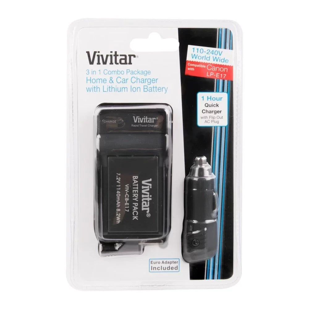2x Grip Charger Deluxe Cameras Rebel Bundle 1140mAh Power Battery for EOS & with Kit Battery PG–T6I Vivitar Canon - Special Edition