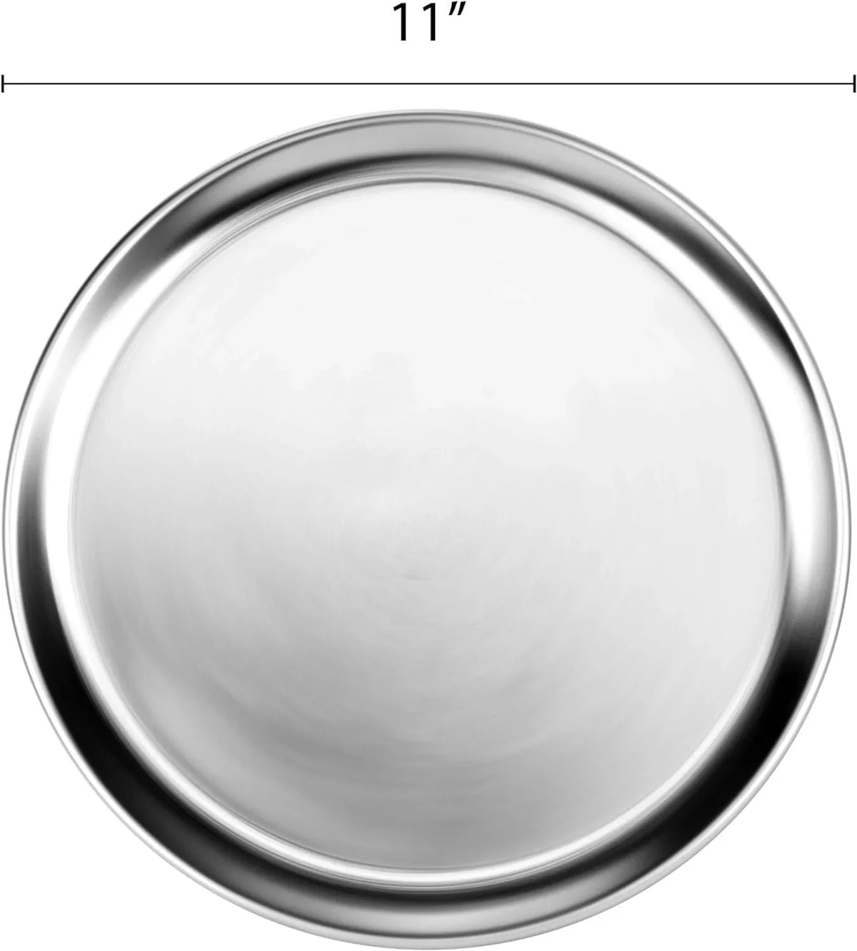 & Pan Round Pizzeria Tray Home Wide Tray of Bakeware Baking Aluminum Baking 11” Pan Set Tray Pizza Rim– Tray Pizza Pizza Restaurants Round TrueCraftware– 3 for Kitchen