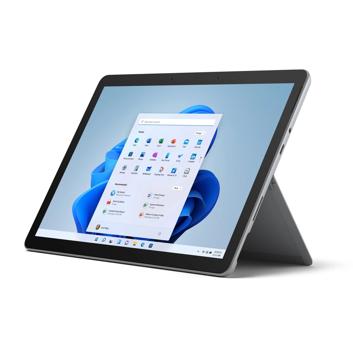 10.5" i3–10100Y, 8VC–00001 RAM, 10 Intel 8GB 128GB Display, Point Core Surface SSD, Multi–Touch, Sense Platinum, Microsoft Go Windows 3 11, Pixel