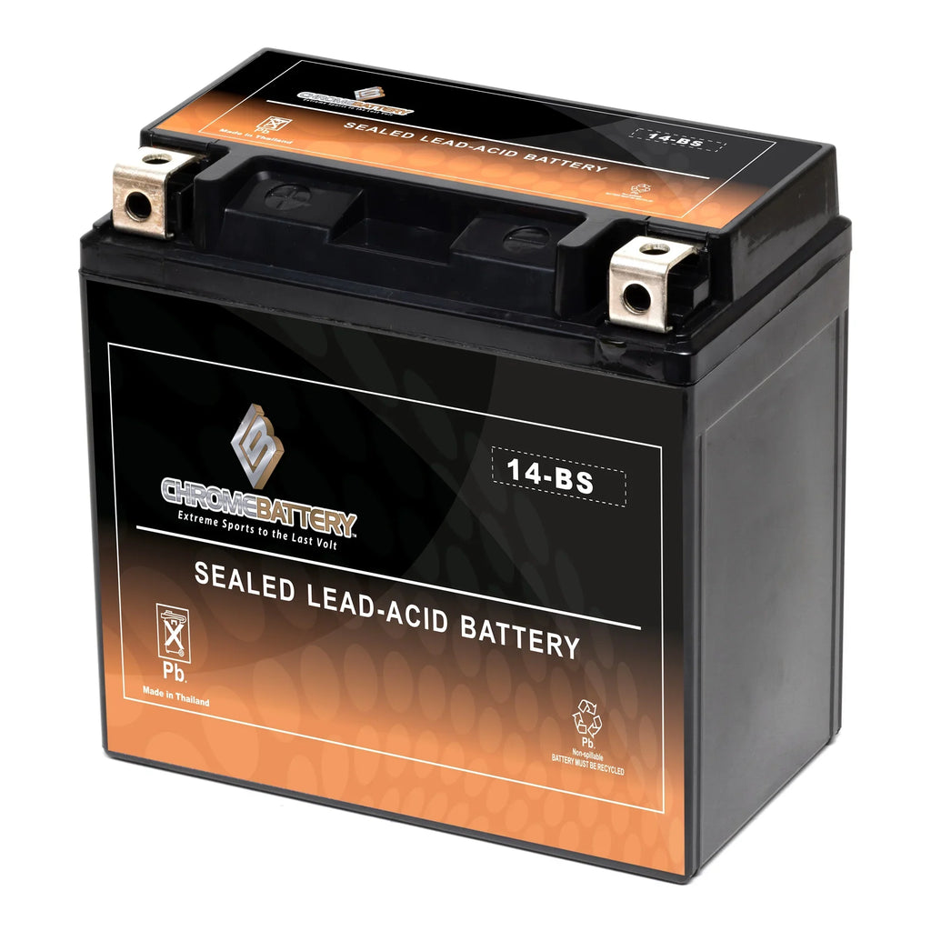 (spirit, 1100cc Ah, C3, Vt1100c, 01–'07 Chrome 200 E. C. T CCA) Volt,12 Motorcycle Honda 12 for A. (14–BS Battery Tourer) Battery Shadow YTX14–BS Aero, - Special Edition