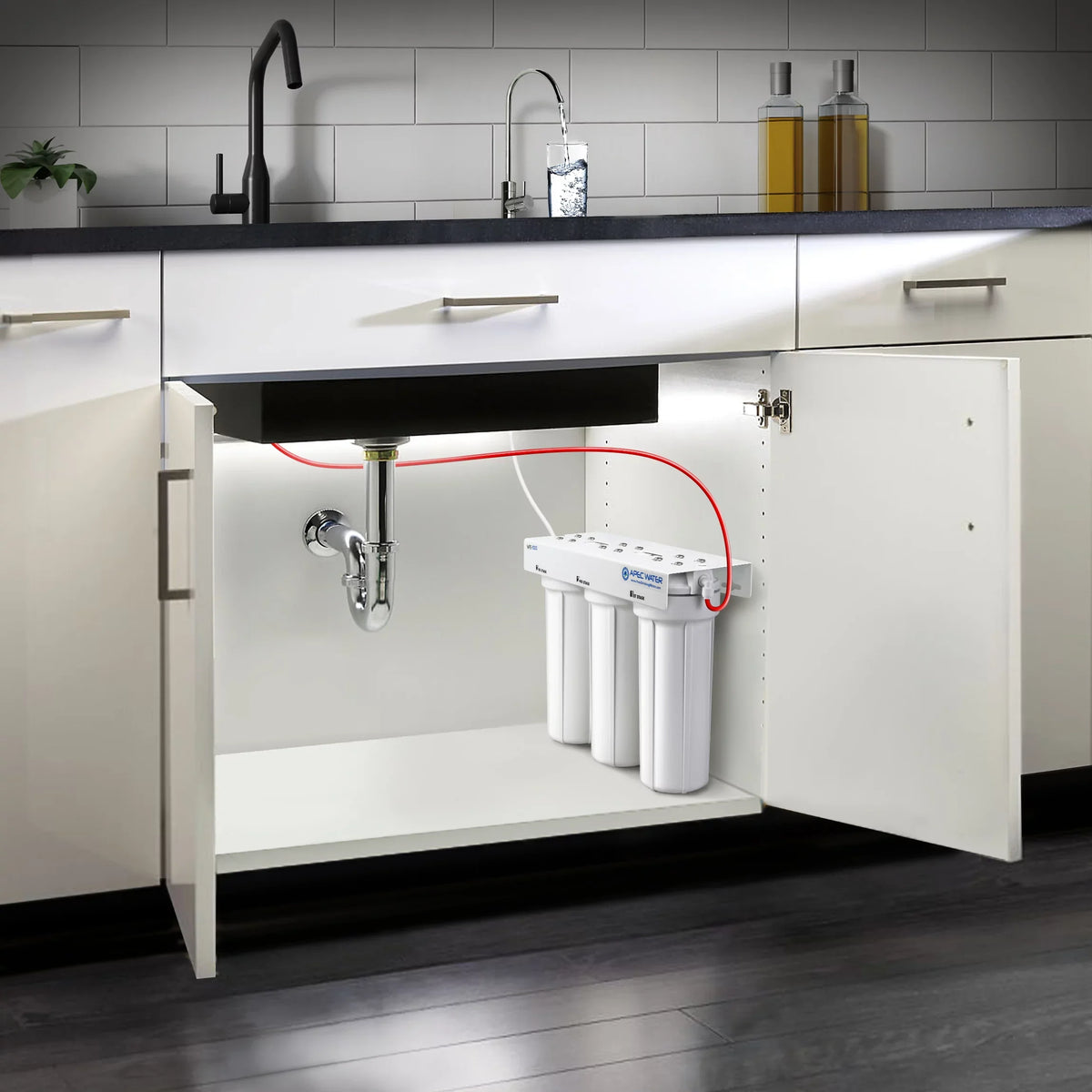 3 Capacity – Filtration APEC System Release Counter Under – Water (WFS–1000) Stage Super New - Special Edition