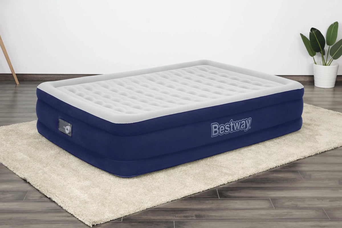 15" New Pump, Air Mattress Release Built–in AC Tritech Coating with Bestway Antimicrobial Full – - Special Edition