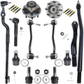 00–04 Detroit Axle F–350 Bars Kit Suspension 2002 Front Joints Replacement 2001 Ball Duty, Rods F–250 4 2 Super Tie Hubs Wheel 4 4WD 2004 Bearing Ford for 2 – 2003 12pc Sway 2000