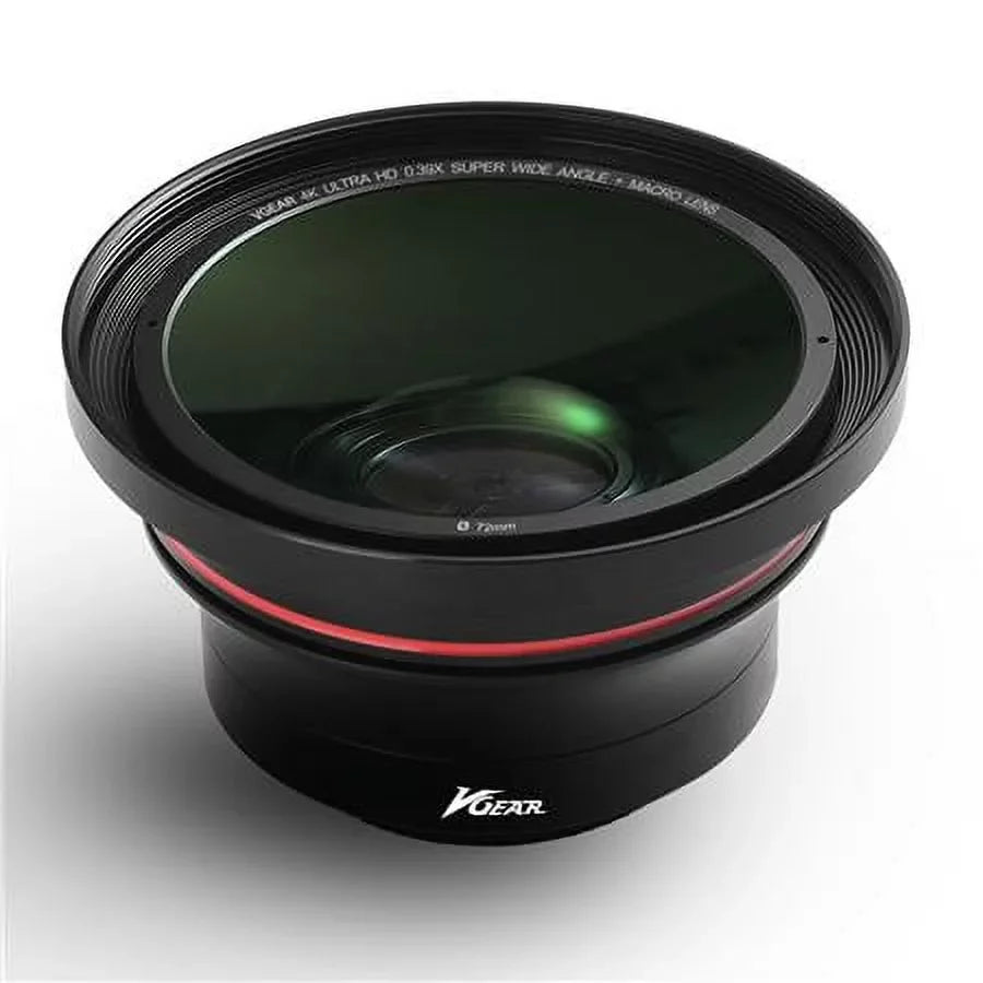 4K Super Wide Angle Lens Macro for Camcorder + 0.39x - Special Edition