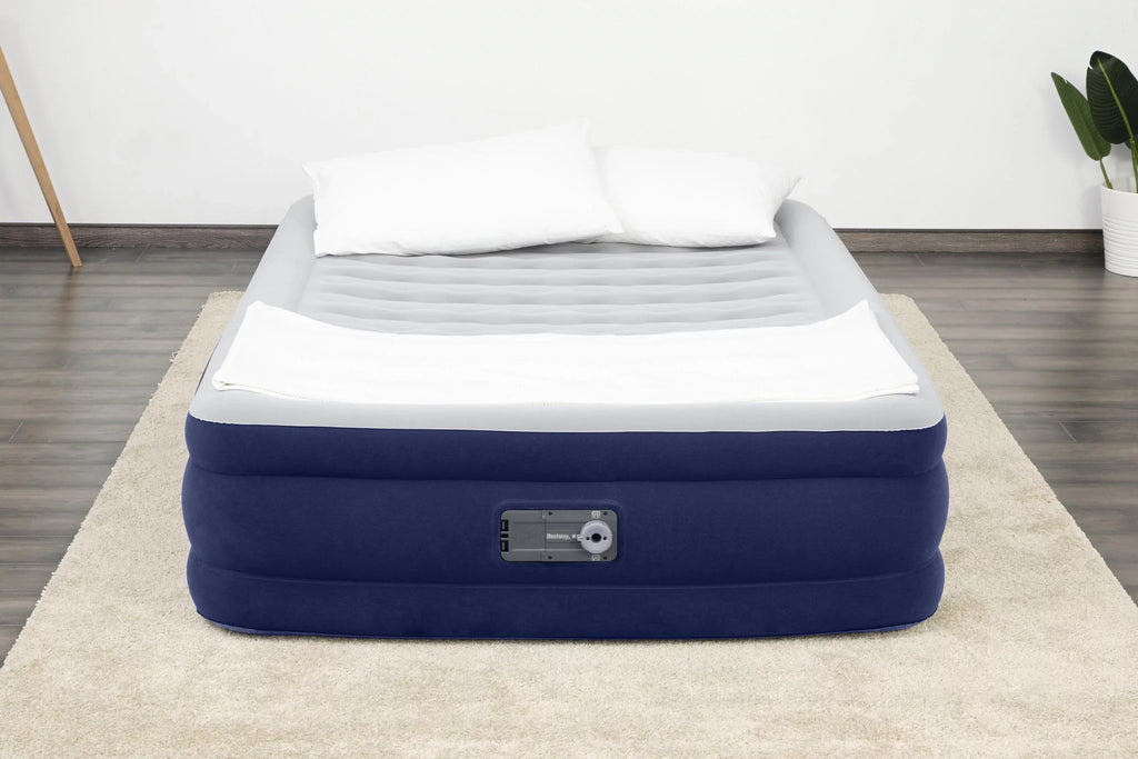 15" New Pump, Air Mattress Release Built–in AC Tritech Coating with Bestway Antimicrobial Full – - Special Edition