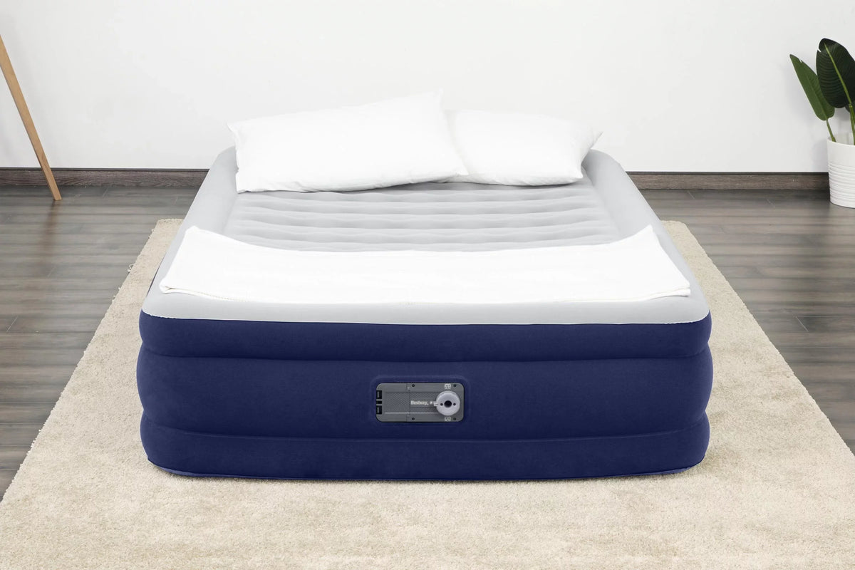 15" New Pump, Air Mattress Release Built–in AC Tritech Coating with Bestway Antimicrobial Full – - Special Edition