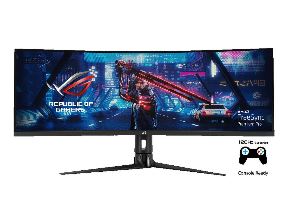 32:9 Boost 400, – Ultra–Wide 2 (3840 Shadow HDR XG49VQ Monitor x 1080), HDR, Super Strix ROG DisplayHDR™ FreeSync™ Release DCI–P3: — Gaming New 49–inch 144Hz, 90%,