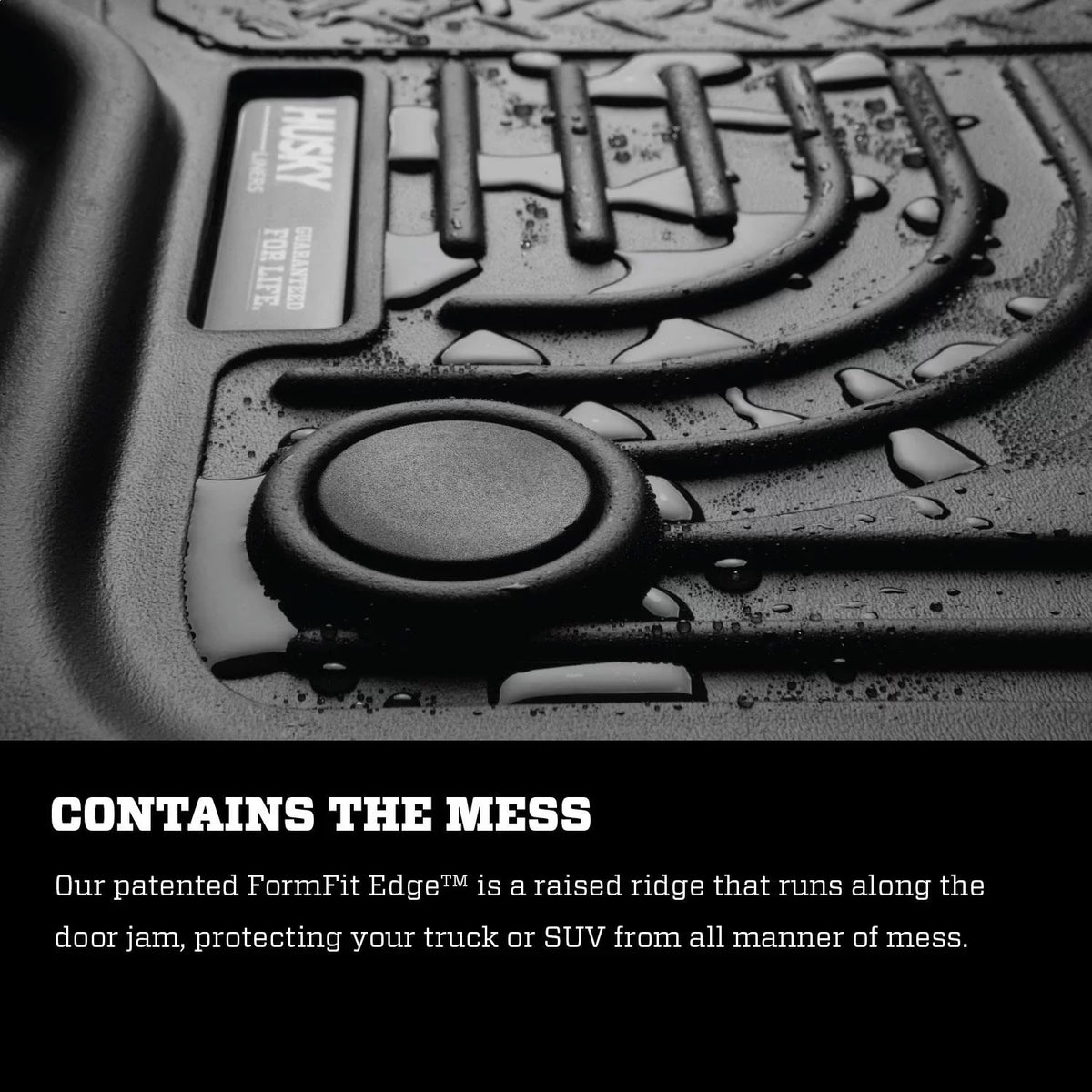 2015–20 by Front with Compatible & Weatherbeater Cherokee 2nd Seat Mats Floor Jeep Husky RealTruck