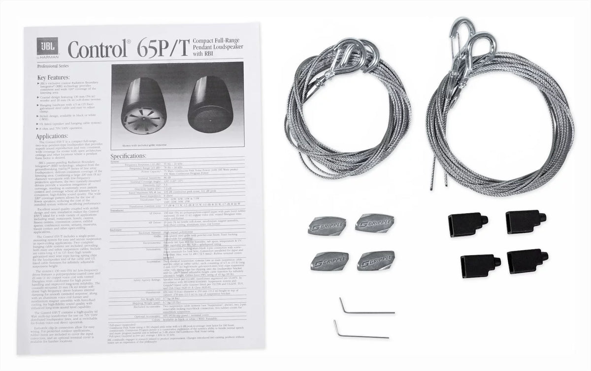 4–Zone JBL Commercial Source Pendant White Speakers Matrix Multi Amplifier+(6) - Special Edition