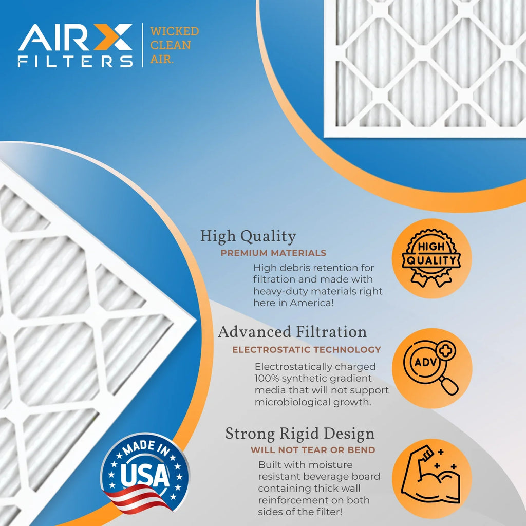 1200 4 & CLEAN Conditioner New AIRX Electrostatic by 1000, Pack FPR – Pleated Air 12x36x1 7 Air Release HVAC Made USA 12x36x1 Filter AIR. MPR Filters Comparable MERV to FILTERS Furnace WICKED 11 MPR Premium Filter - Special Edition