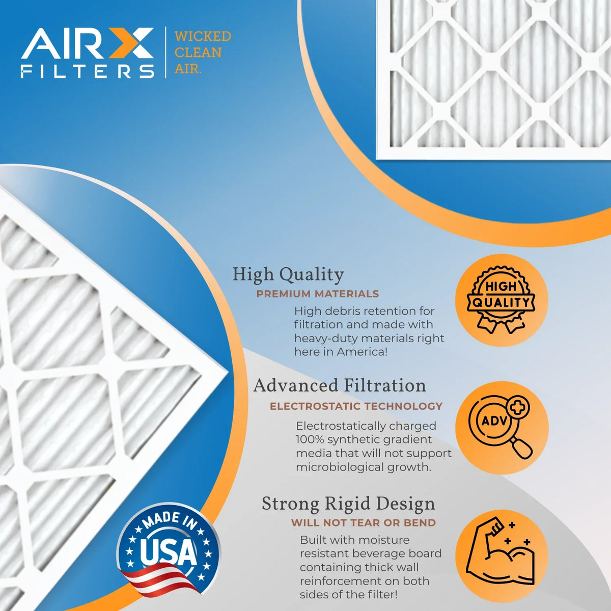 1200 4 & CLEAN Conditioner New AIRX Electrostatic by 1000, Pack FPR – Pleated Air 12x36x1 7 Air Release HVAC Made USA 12x36x1 Filter AIR. MPR Filters Comparable MERV to FILTERS Furnace WICKED 11 MPR Premium Filter - Special Edition