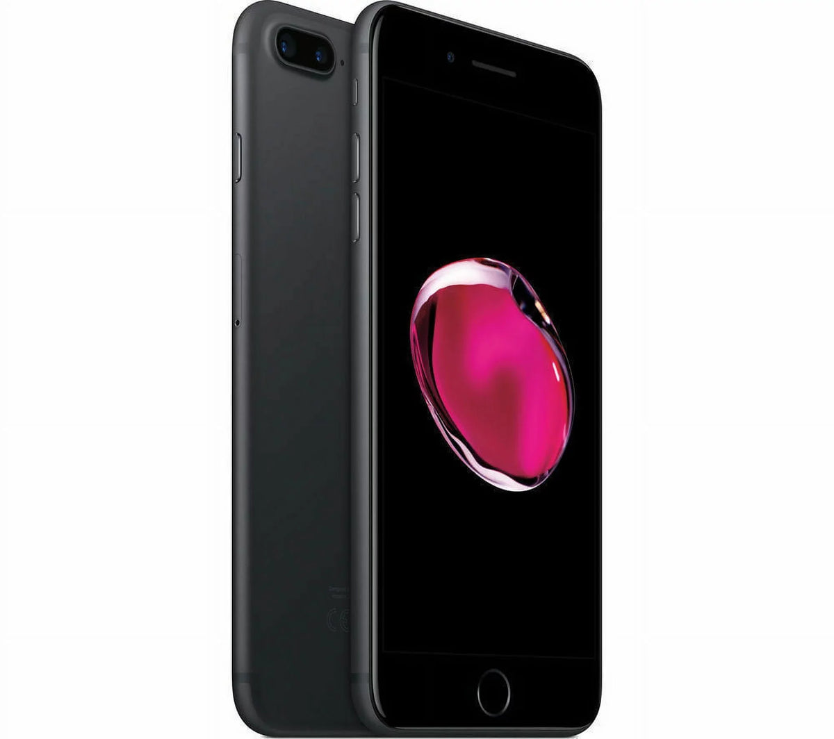 (Refurbished) 7 128GB, Apple Unlocked Plus – – Release iPhone GSM New Restored Black